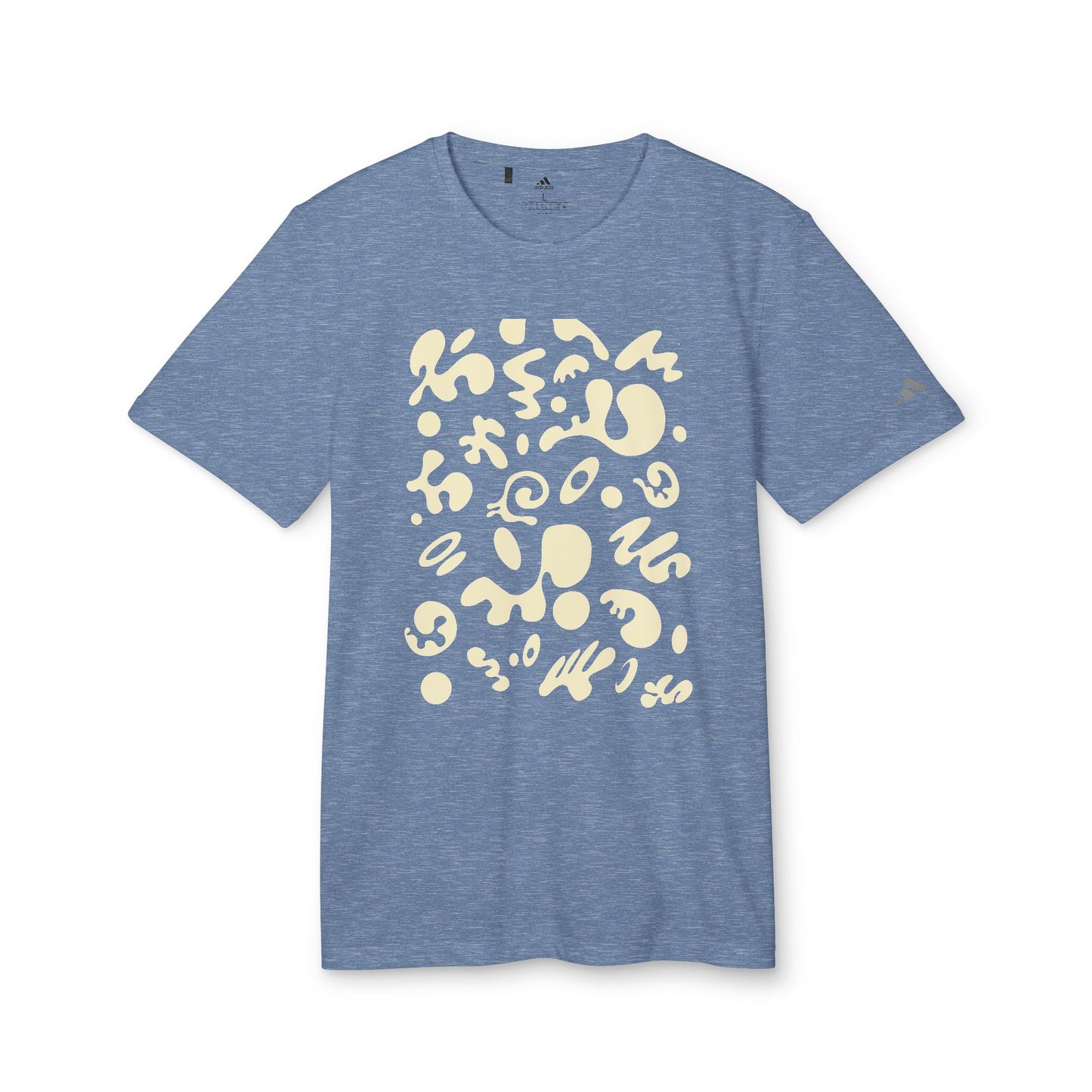 Pure Imagination Adidas Unisex Sport T-Shirt - Blank Page White