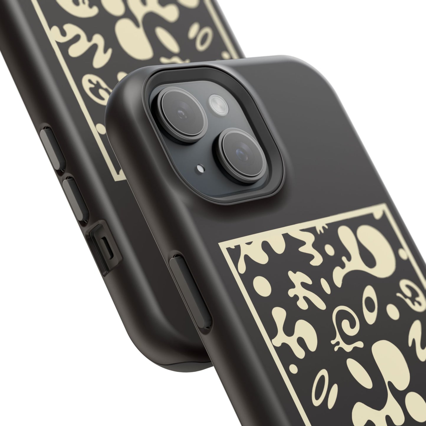 Adorn'd Minimalist Square MagSafe Tough Case - Smoke Signal