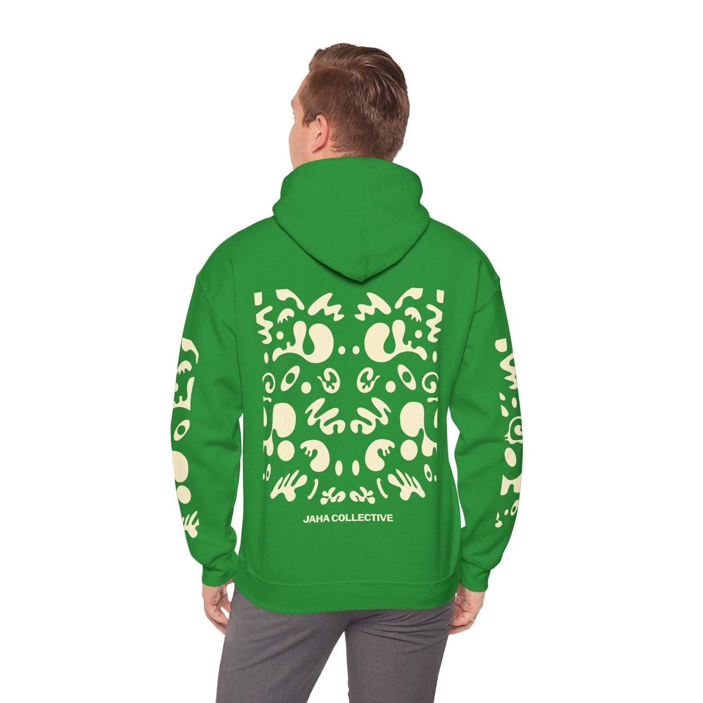 Mirror Work Unisex Heavy Blend™ Hooded Sweatshirt - Blank Page White Print