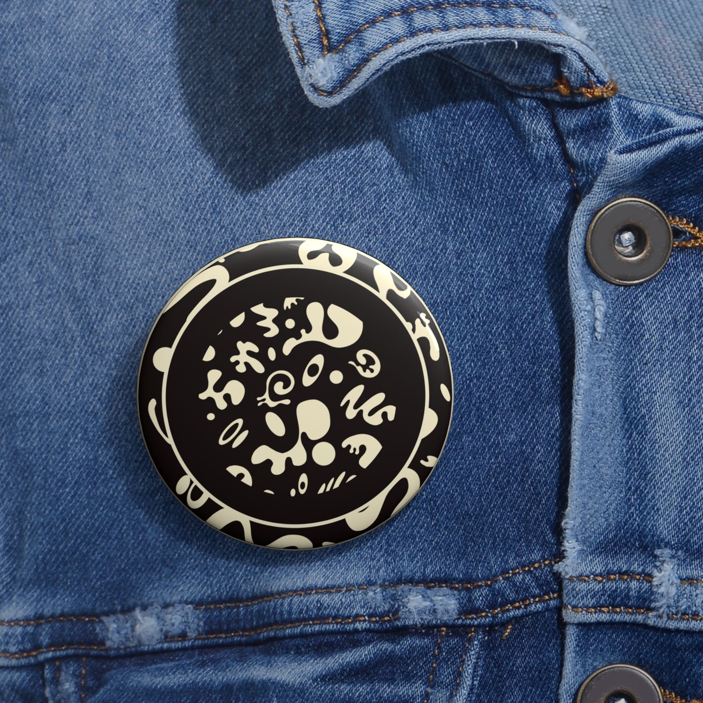 Adorn'd Pin Button - Smoke Signal