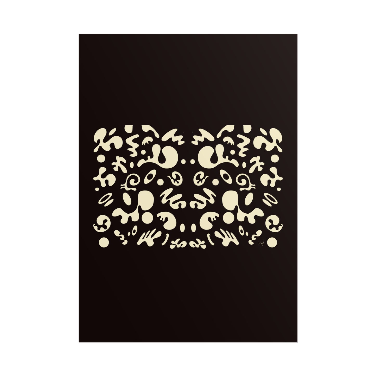 Mirror Work Rolled Poster (Portrait) - Smoke Signal