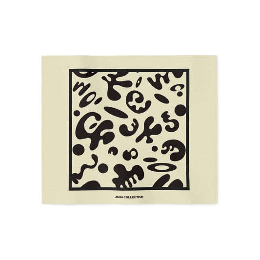 Adorn'd Minimalist Square Sweatshirt Blanket - Blank Page