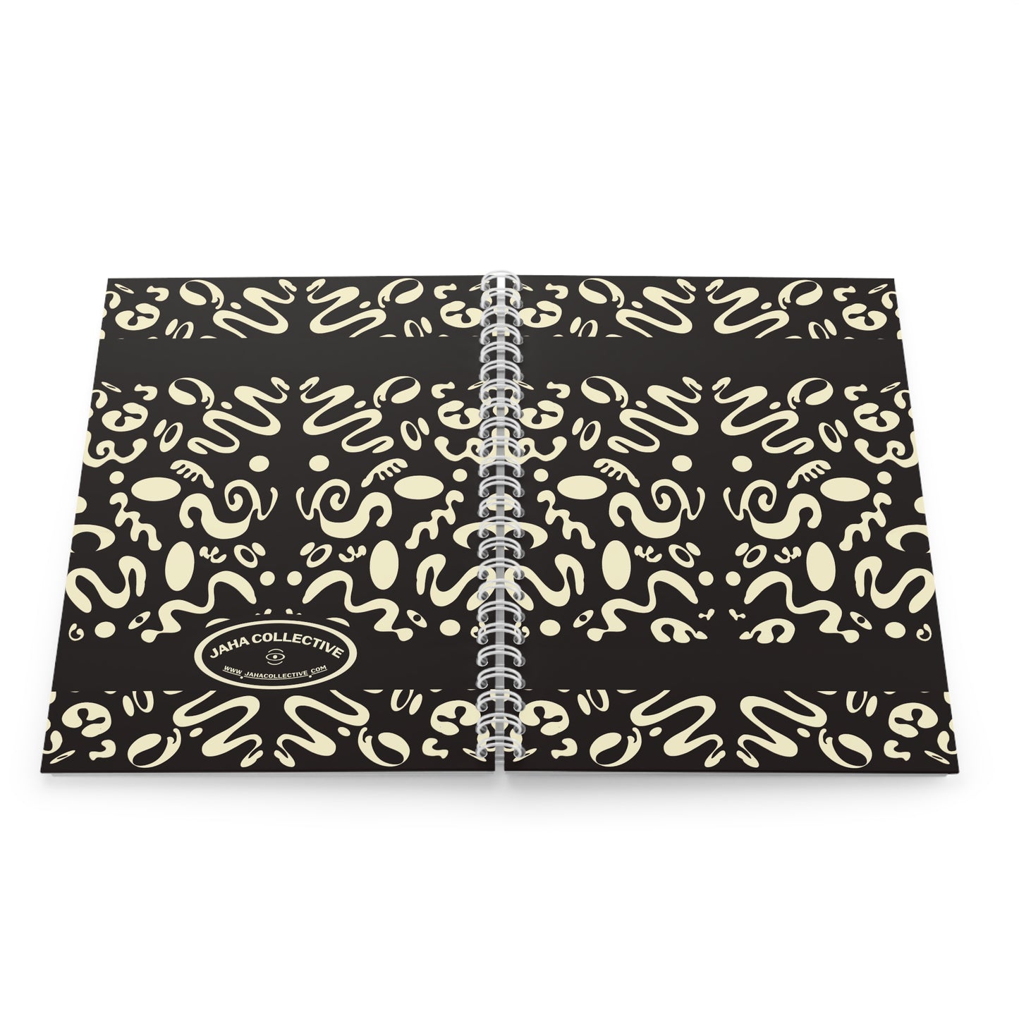 Mirror Work Color Spiral Notebook (Wide Ruled) - Smoke Signal
