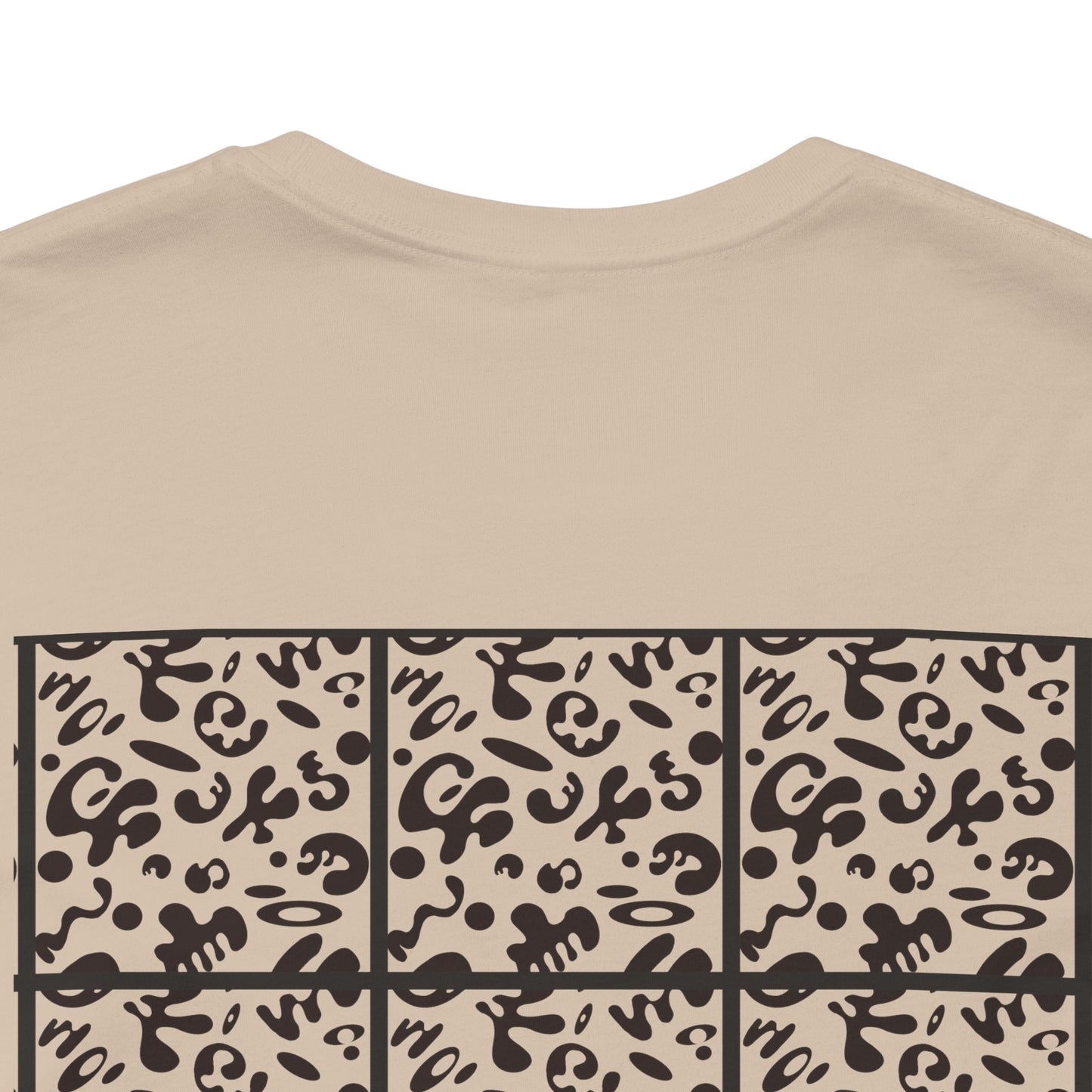 Adorn'd Unisex Jersey Short Sleeve Tee - Smoke Signal Black Print