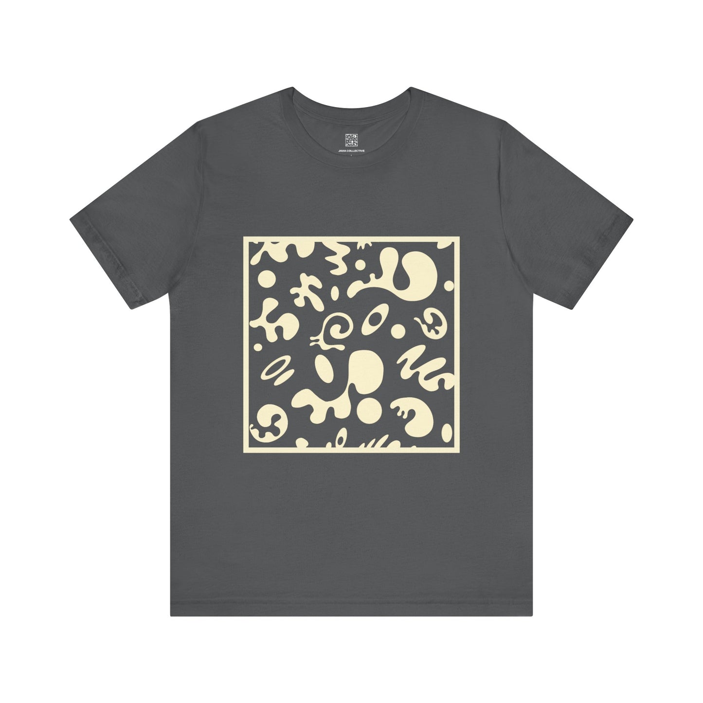 Adorn'd Unisex Jersey Short Sleeve Tee - Blank Page White Print