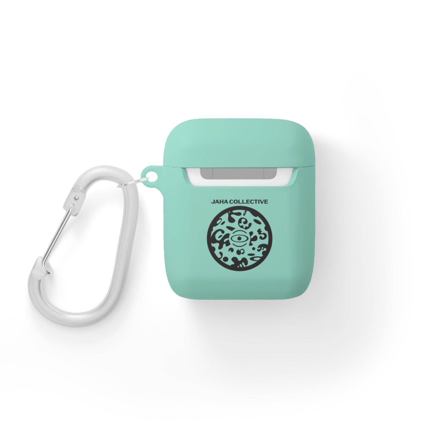 Adorn'd Logo Hard Plastic Airpods Case Cover - Smoke Signal Black