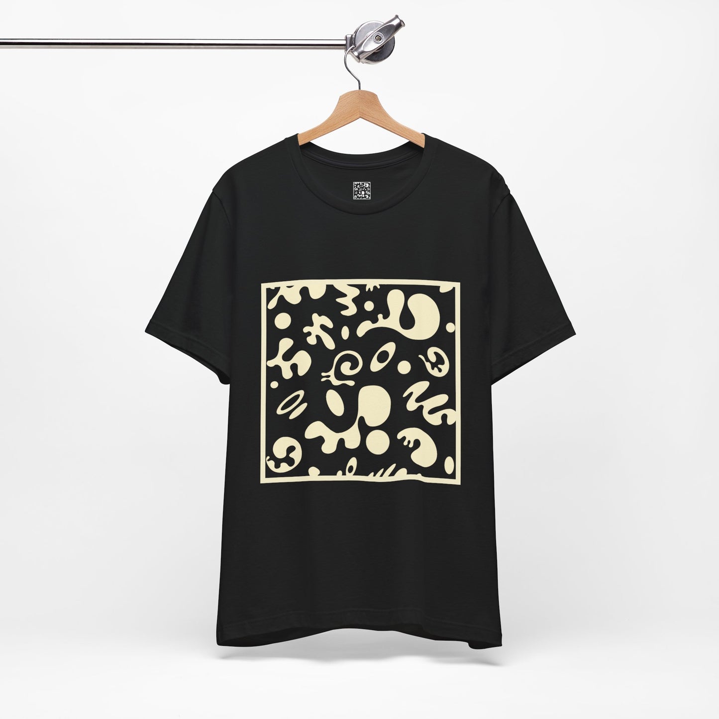 Adorn'd Unisex Jersey Short Sleeve Tee - Blank Page White Print