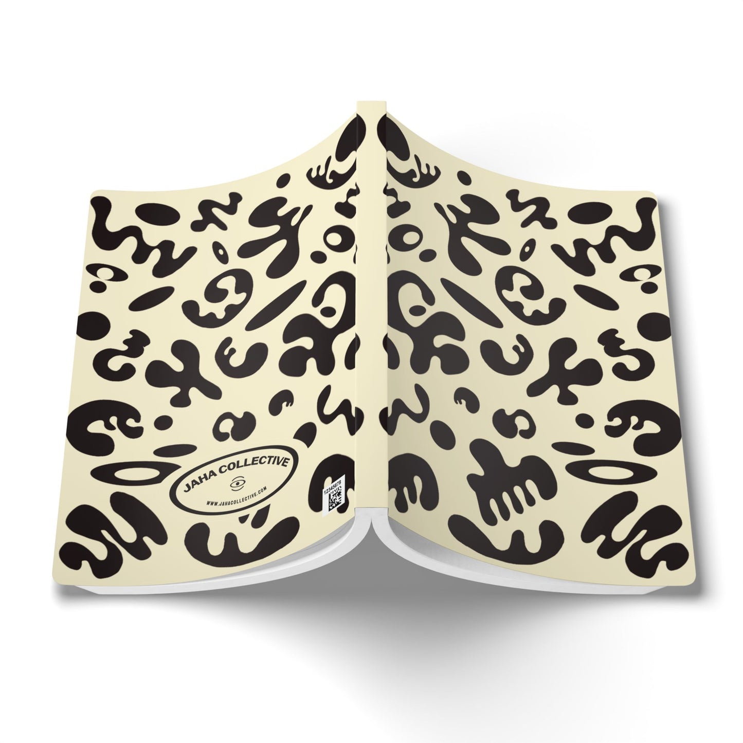 Pure Imagination Softcover Journal w Inside Prints + Tear-Off Pages (Ruled Line) - Blank Page White