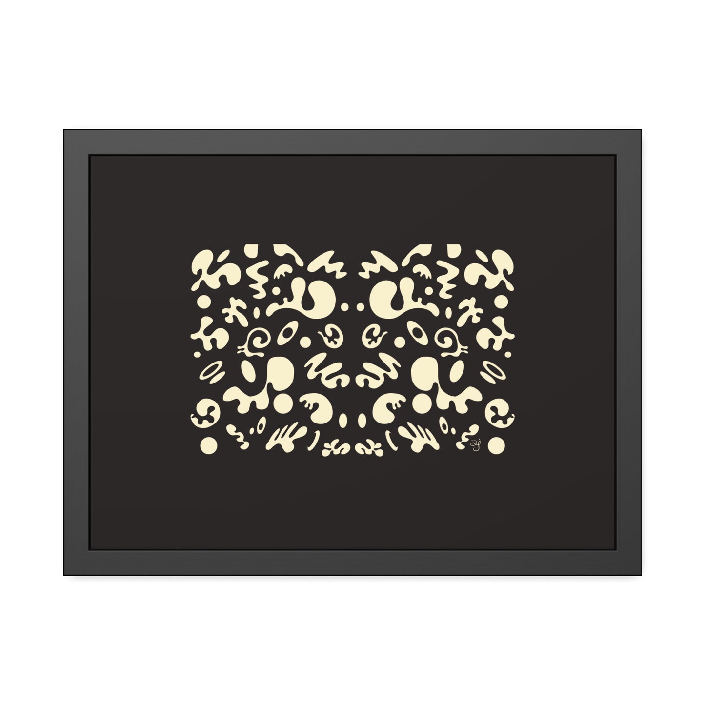 Mirror Work Framed Rolled Poster - Smoke Signal