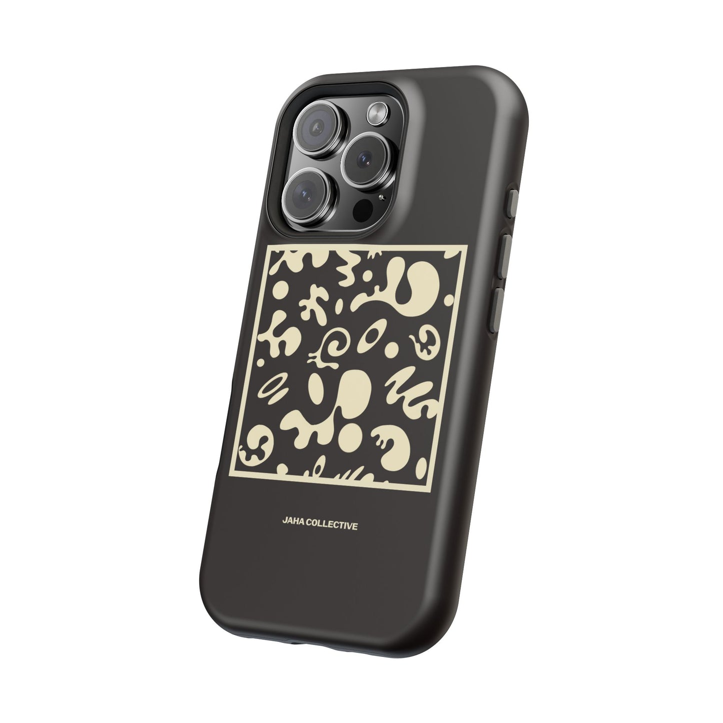 Adorn'd Minimalist Square MagSafe Tough Case - Smoke Signal