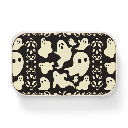 Boo Thing Bento Lunch Box w Elastic Band & Cutlery
