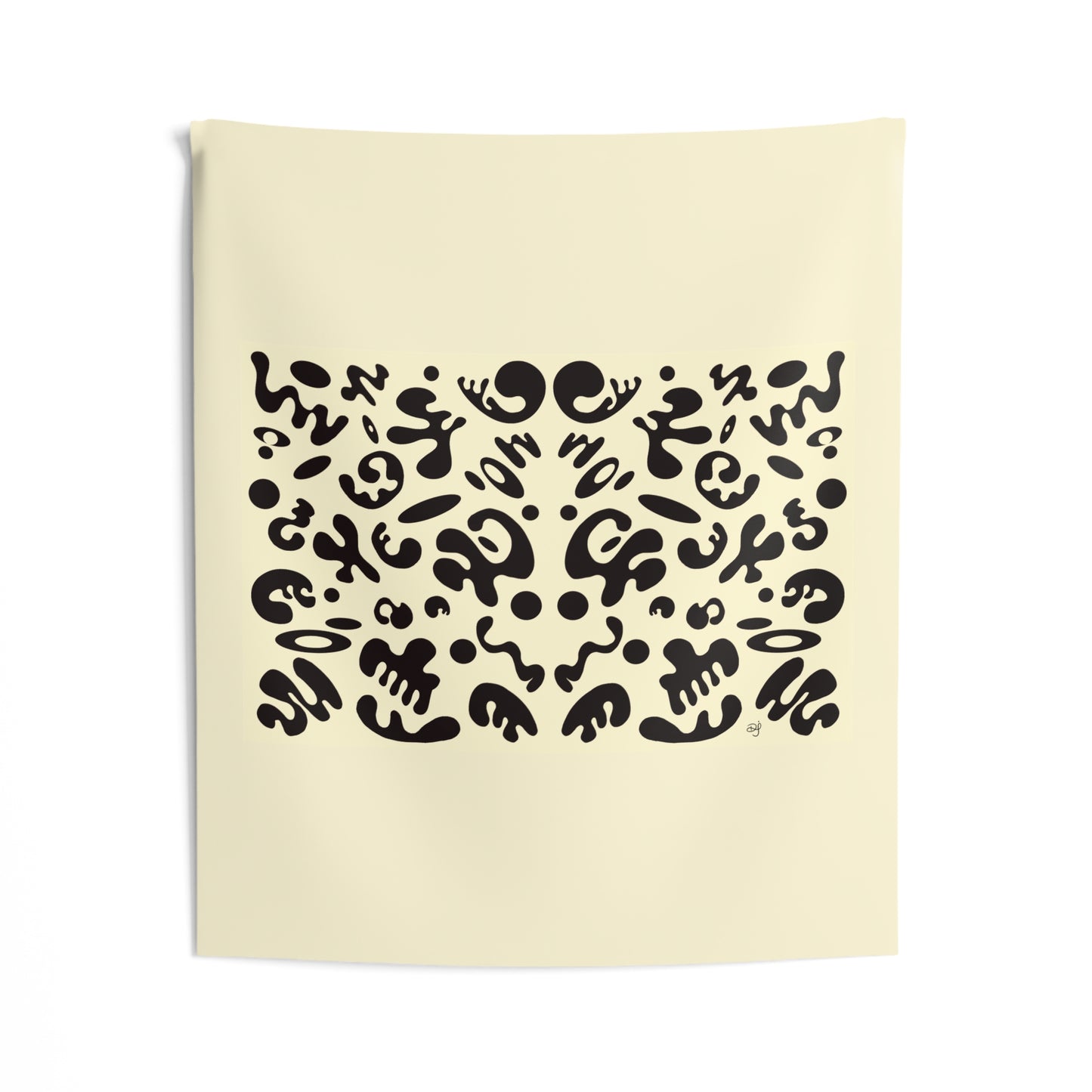 Mirror Work Indoor Wall Tapestry - Blank Page