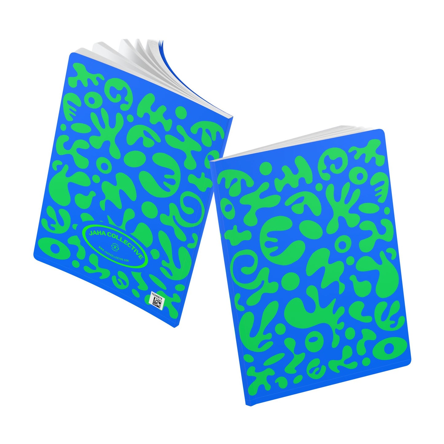 Pure Imagination Softcover Journal w Inside Prints + Tear-Off Pages (Ruled Line) - Tide Pool Blue