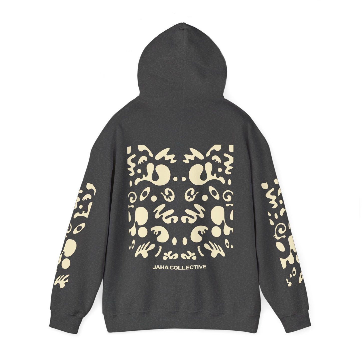 Mirror Work Unisex Heavy Blend™ Hooded Sweatshirt - Blank Page White Print