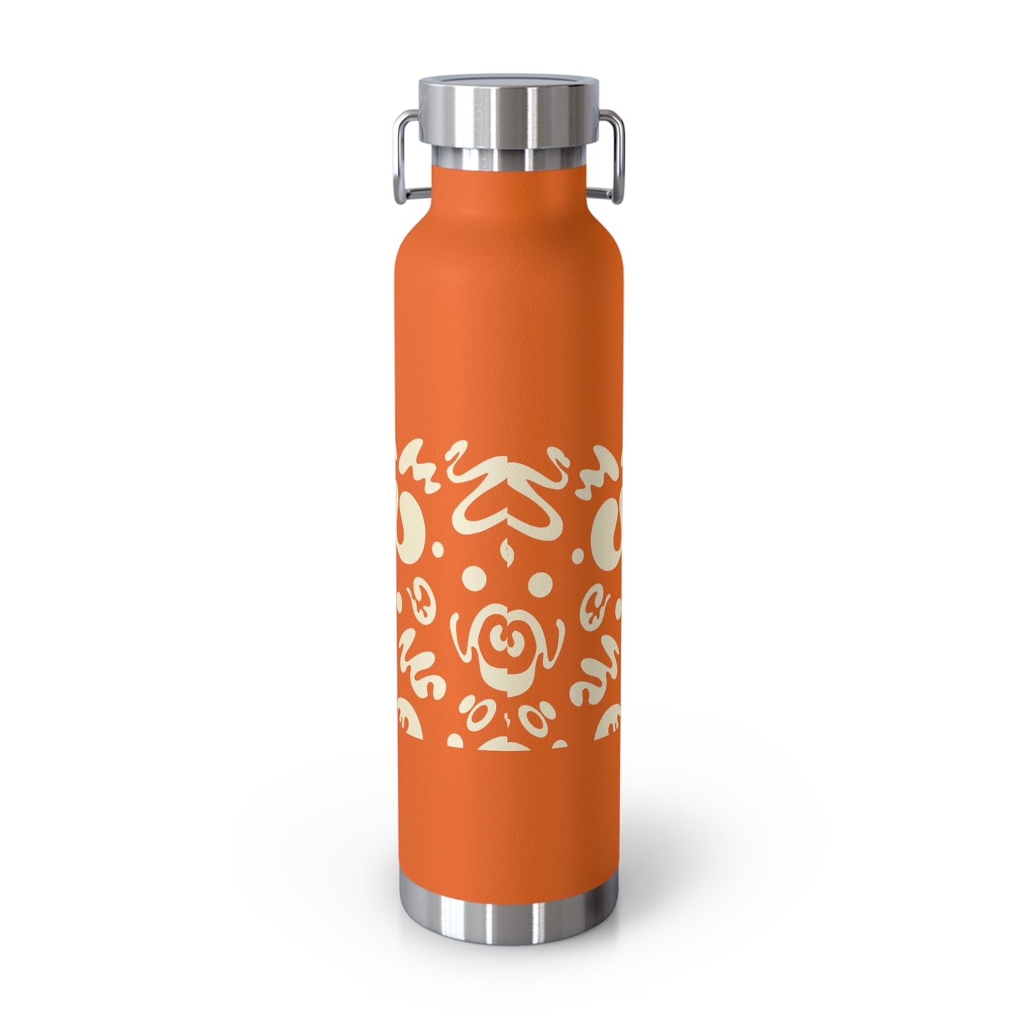 Mirror Work Copper Vacuum Insulated Water Bottle (22oz) - Blank Page White