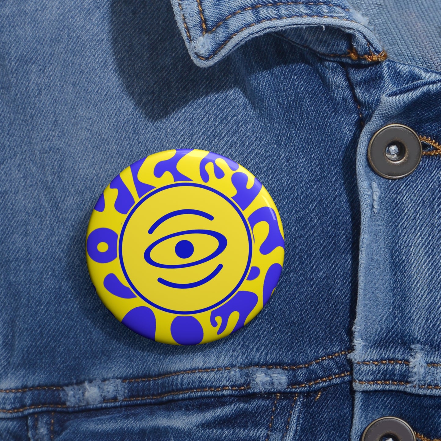 Adorn'd Color Logo Pin Button - Sunspell