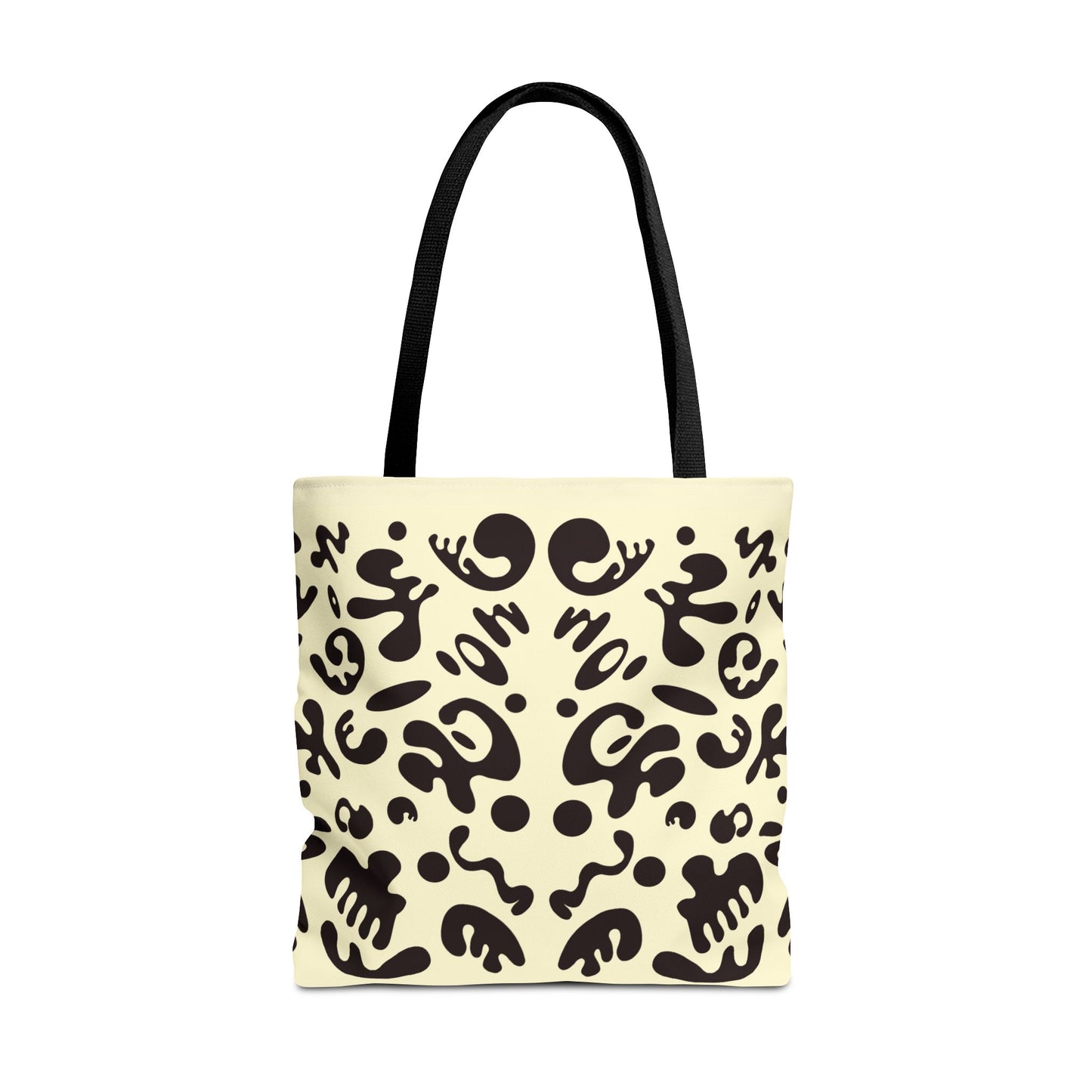Mirror Work Colorful Tote Bag - Blank Page