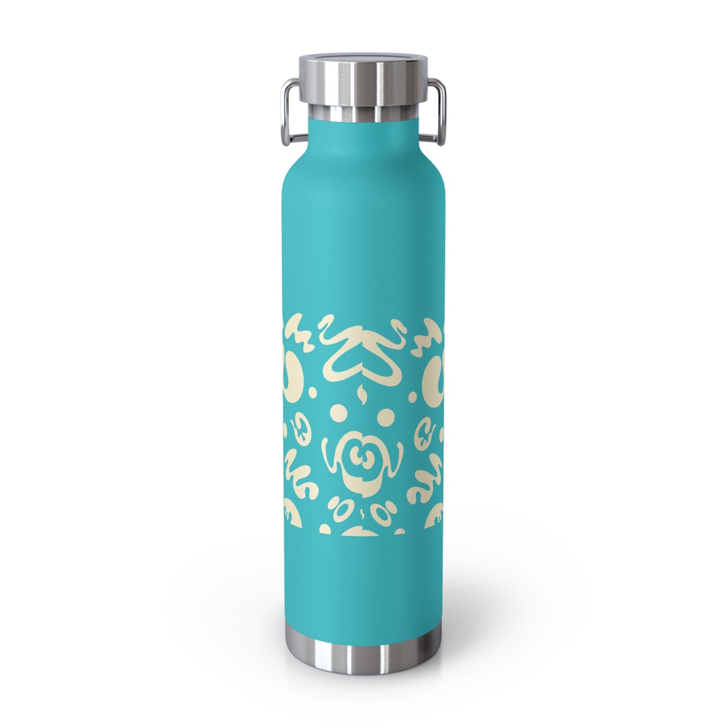 Mirror Work Copper Vacuum Insulated Water Bottle (22oz) - Blank Page White