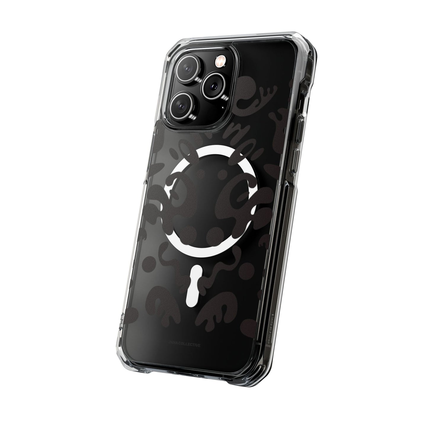 Mirror Work Clear MagSafe Impact Case - Smoke Signal Black