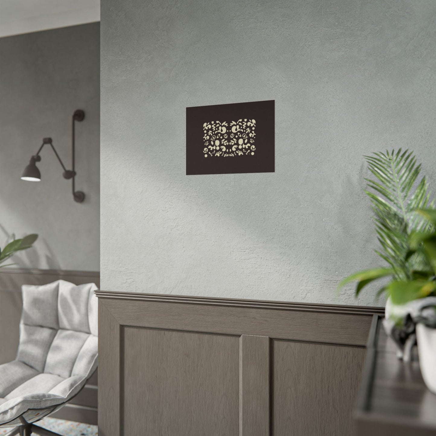 Mirror Work Rolled Poster (Landscape) - Smoke Signal