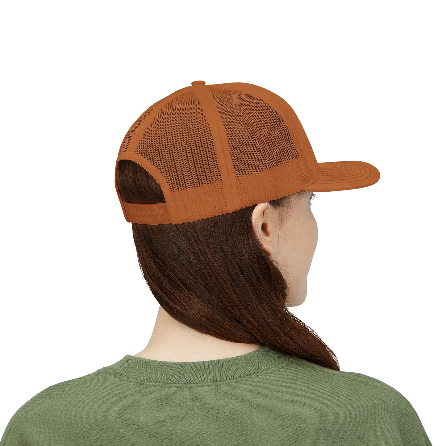 Adorn'd Logo Embroidered Retro Trucker Hat - Smoke Signal Black