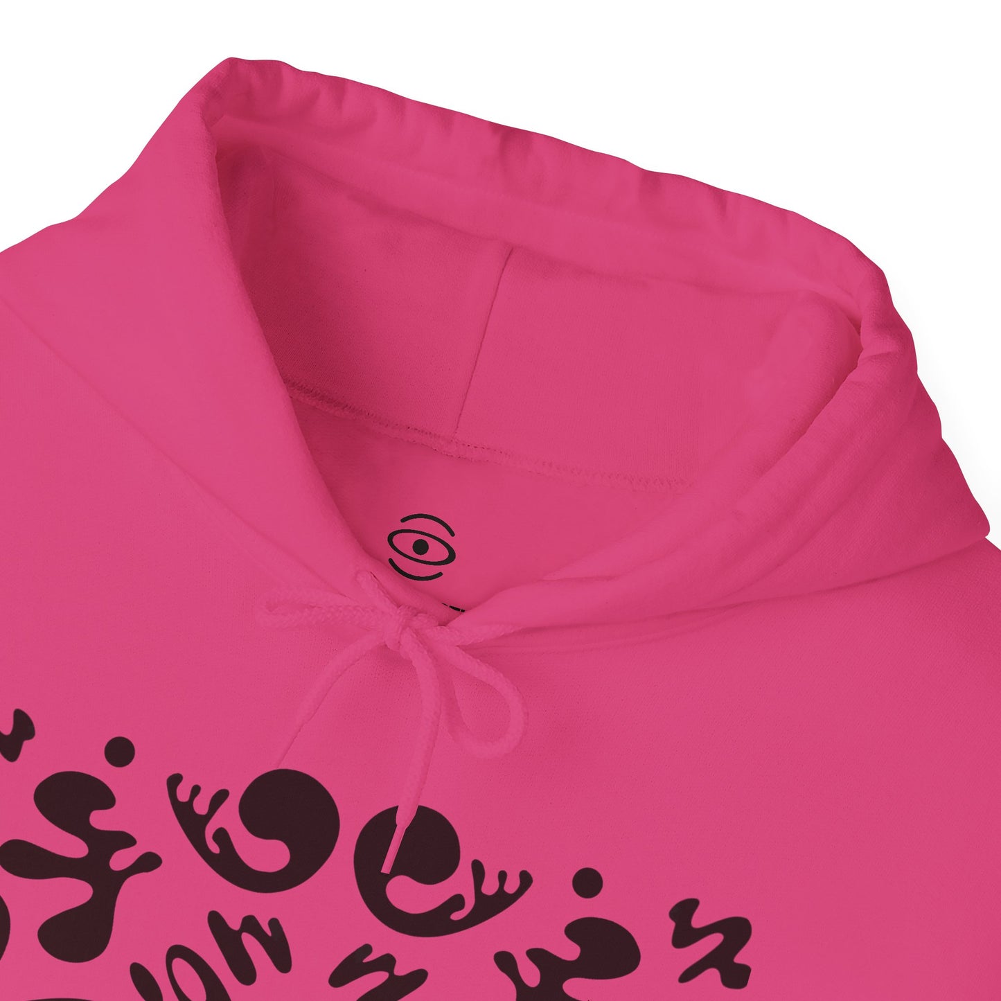 Mirror Work Unisex Heavy Blend™ Hooded Sweatshirt - Smoke Signal Black Print