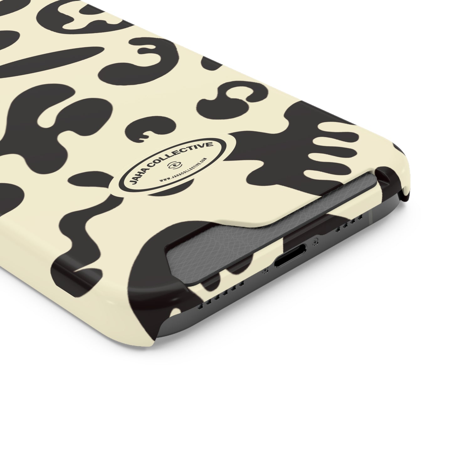 Pure Imagination Phone Case w Card Holder - Blank Page White