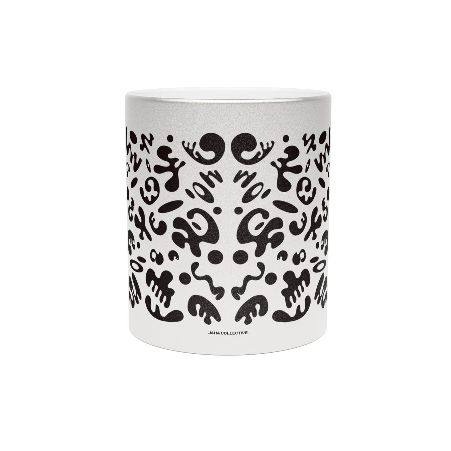 Mirror Work Metallic Mug (Silver\Gold)
