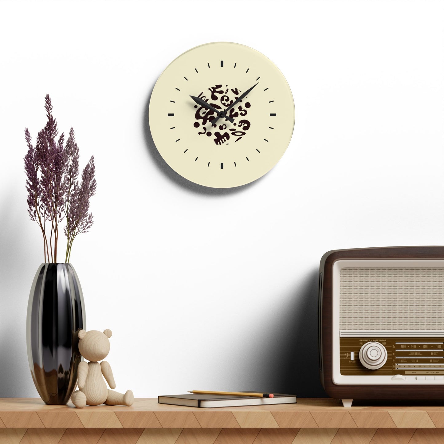 Adorn'd Minimalist Acrylic Wall Clock