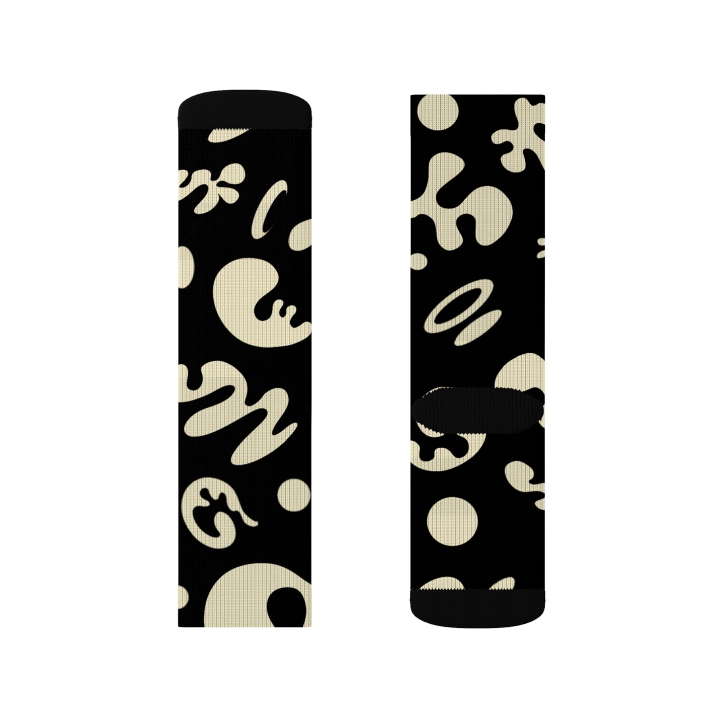 Pure Imagination Print Socks - Smoke Signal Black