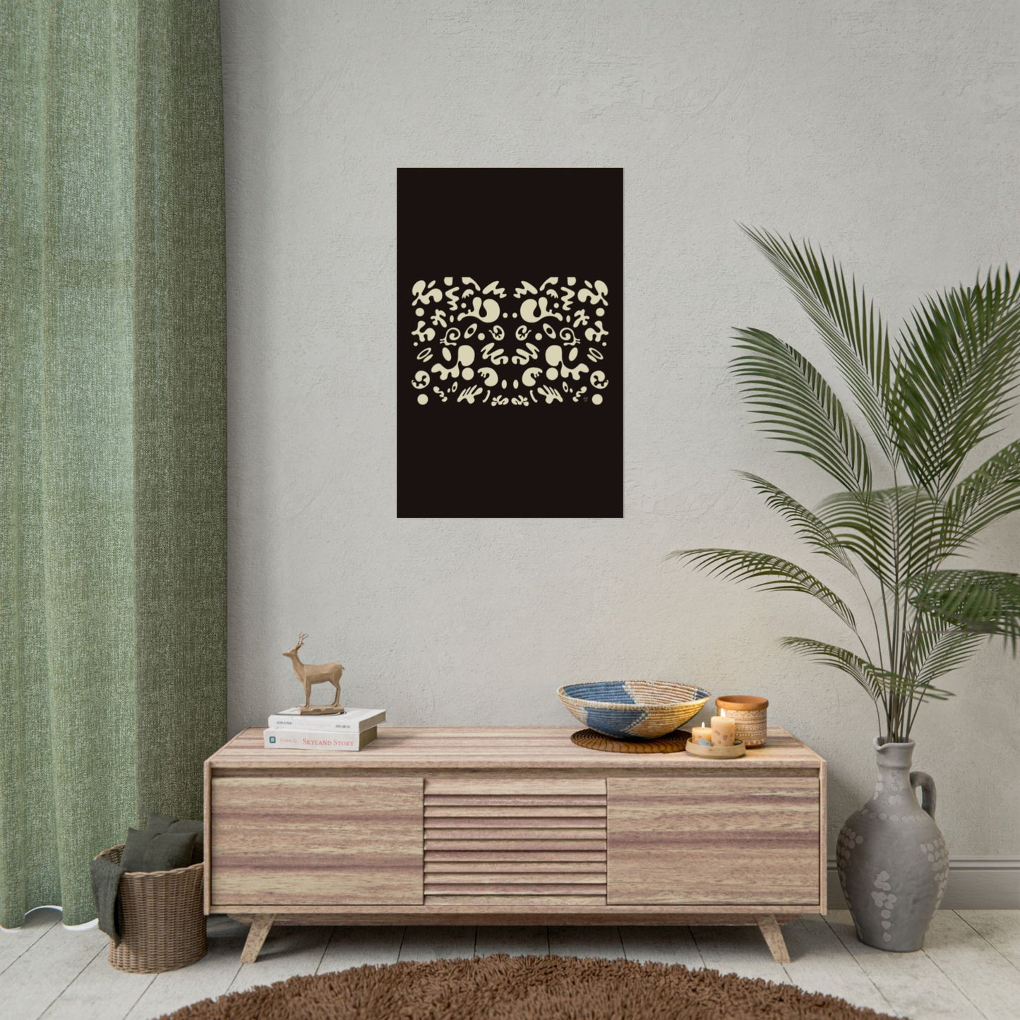 Mirror Work Rolled Poster (Portrait) - Smoke Signal