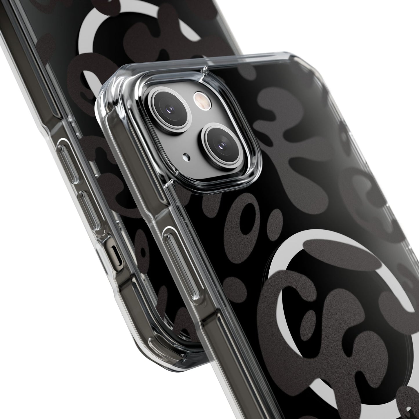 Pure Imagination Clear MagSafe Impact Case - Smoke Signal Black