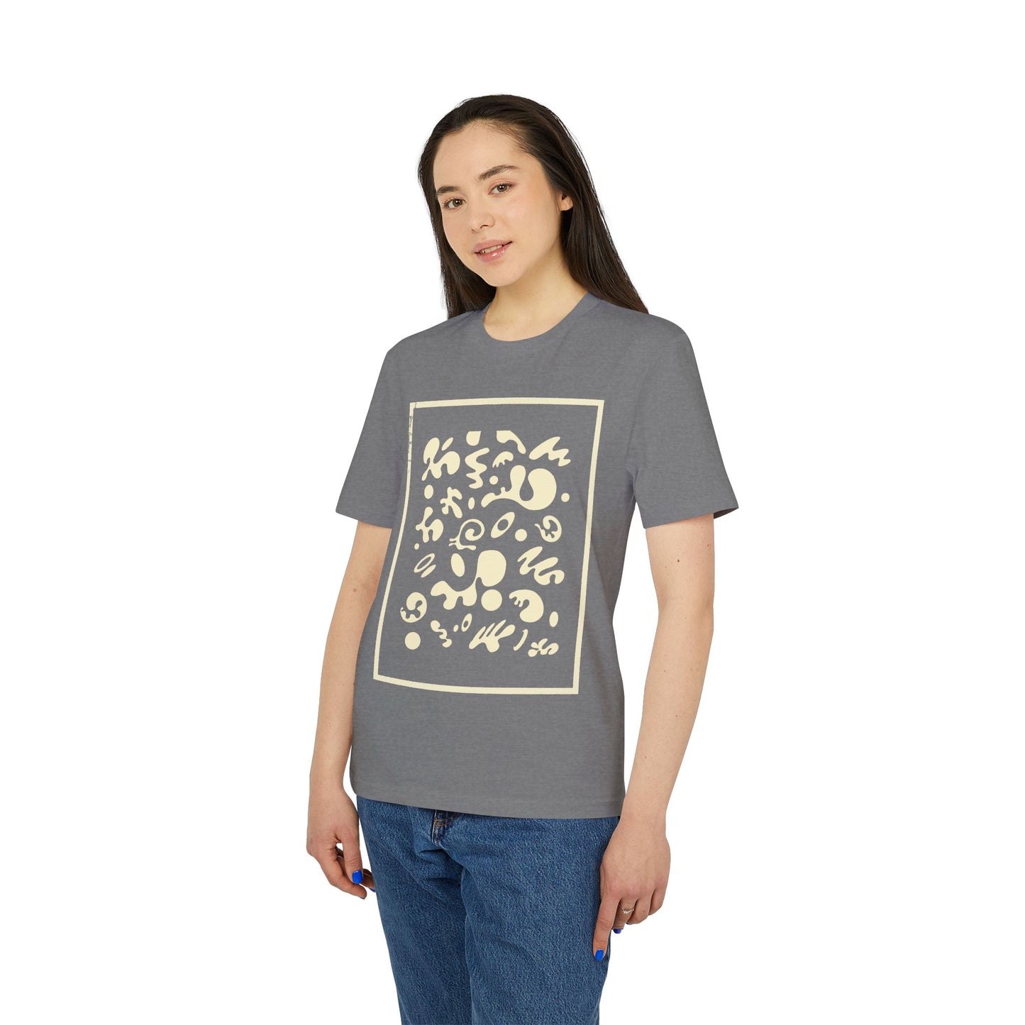 Deep Dream Unisex T-shirt - Blank Page White