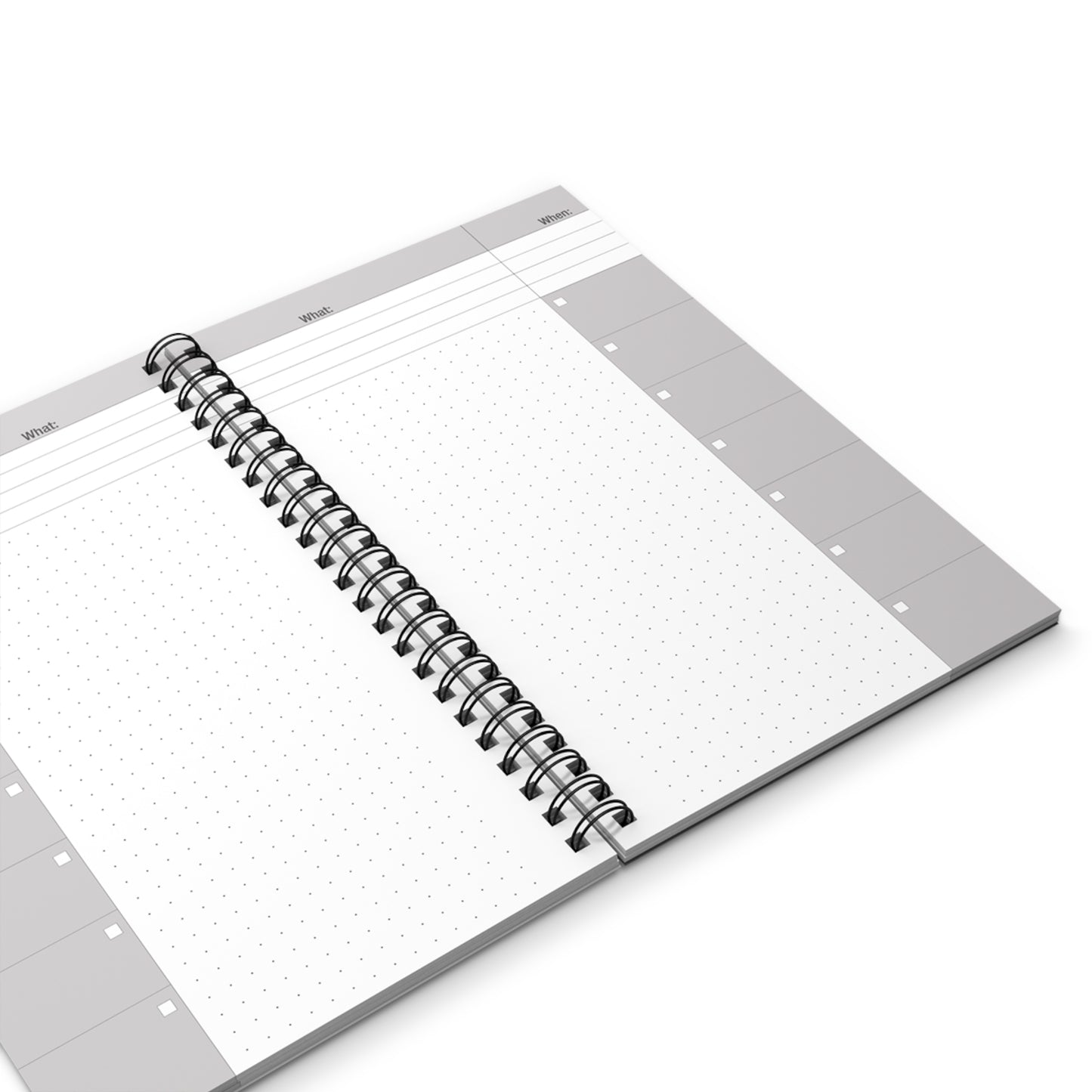 Bright Future Spiral Journal - Blank Page
