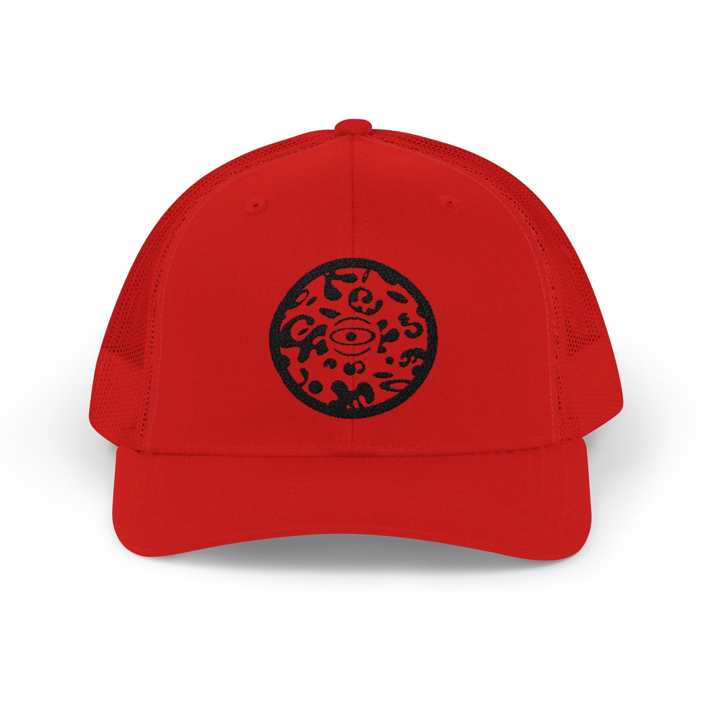 Adorn'd Logo Embroidered Retro Trucker Hat - Smoke Signal Black