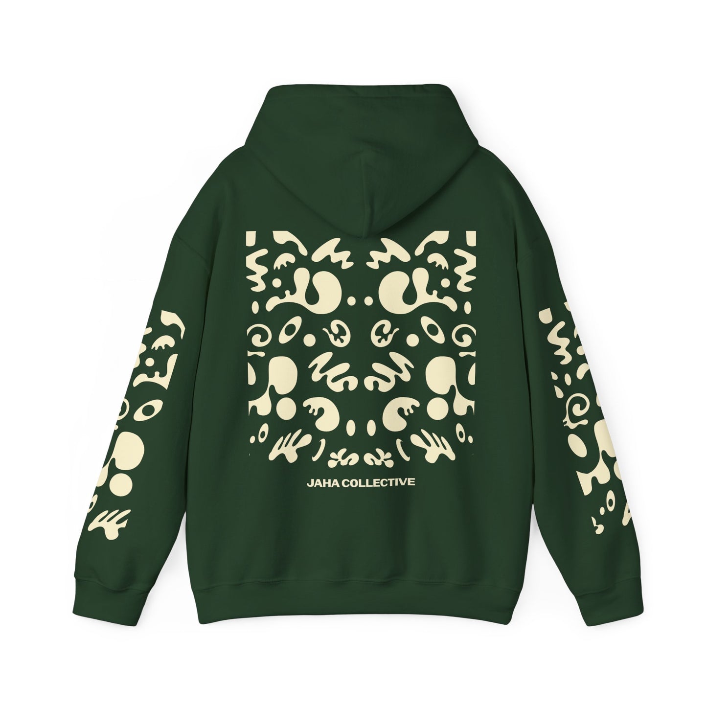Mirror Work Unisex Heavy Blend™ Hooded Sweatshirt - Blank Page White Print