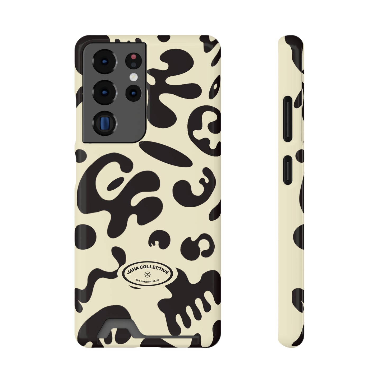 Pure Imagination Phone Case w Card Holder - Blank Page White