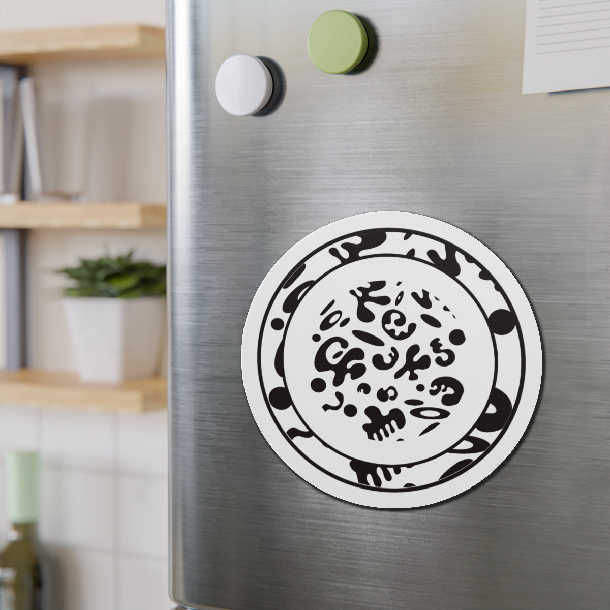 Adorn'd Die Cut Magnet - Starlight White