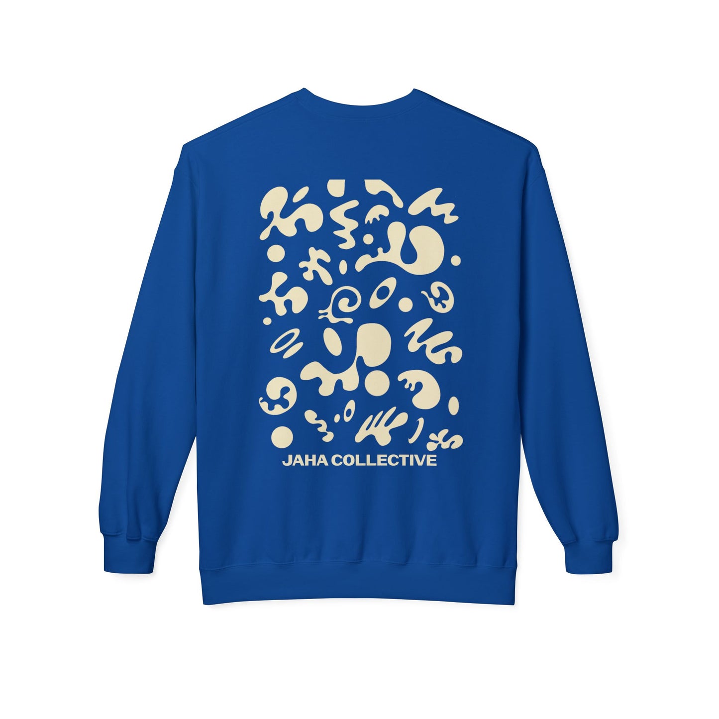 Pure Imagination Unisex Midweight Softstyle Fleece Crewneck Sweatshirt - Blank Page White Print