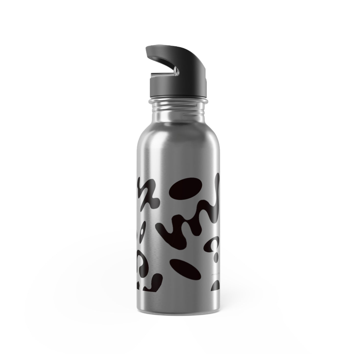 Nourish'd Stainless Steel Water Bottle w Straw (20oz)