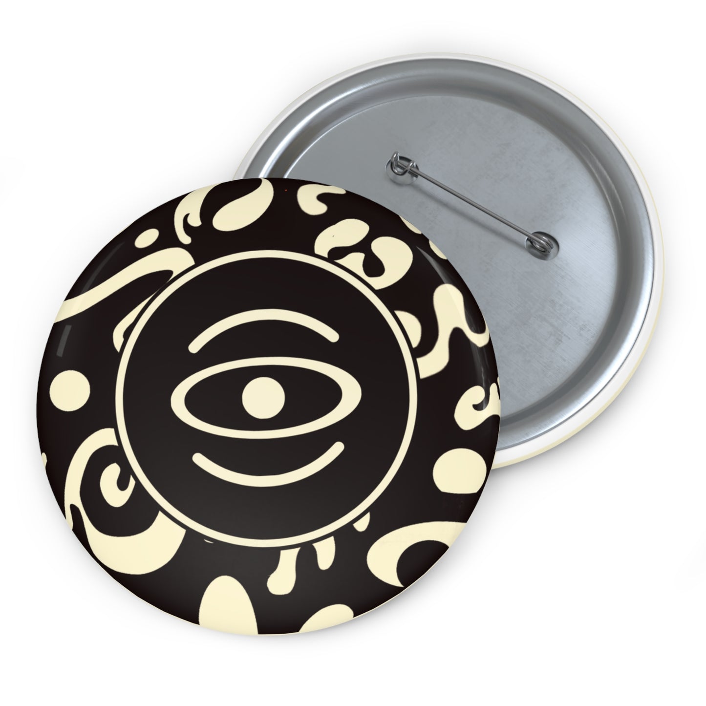Adorn'd Color Logo Pin Button - Smoke Signal