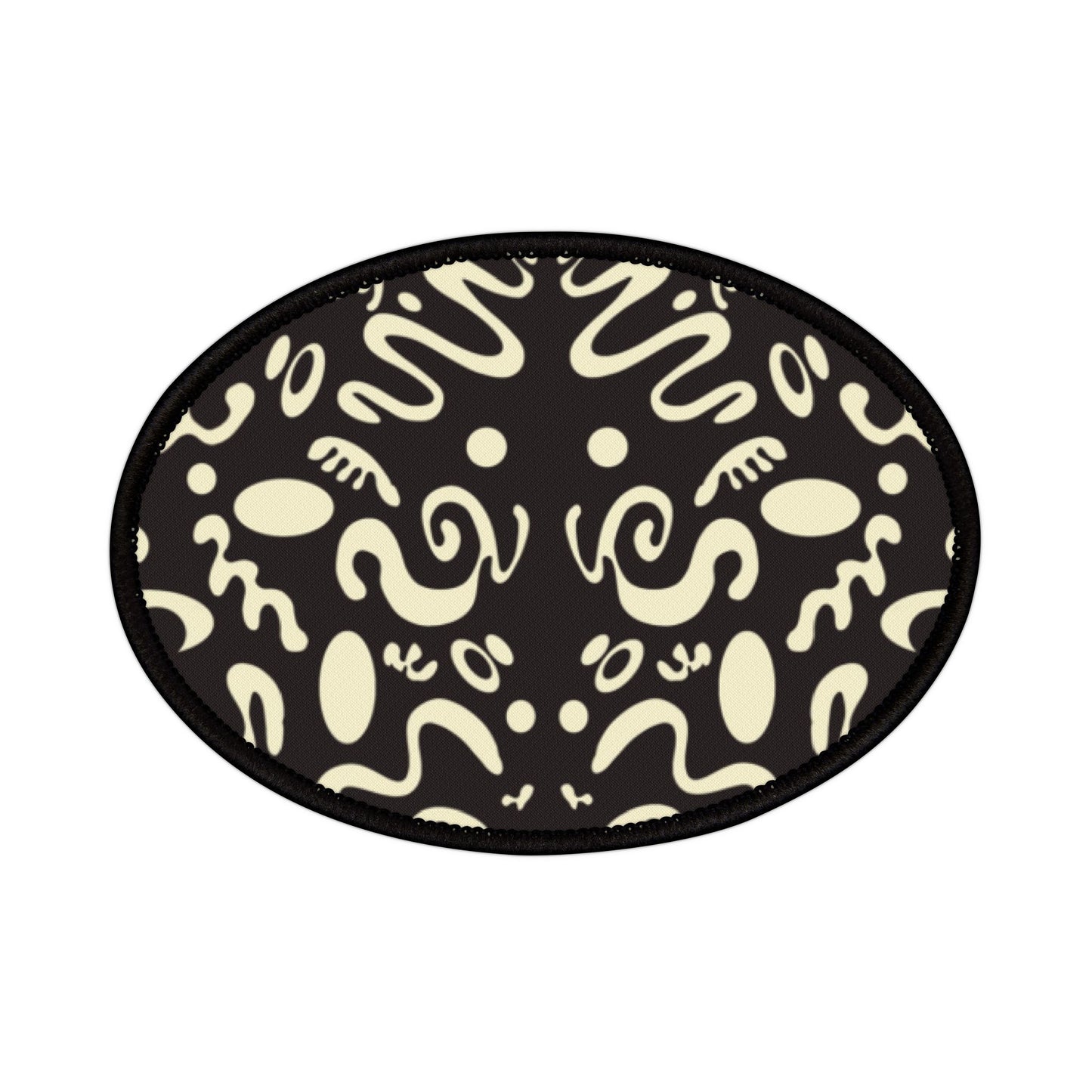 Mirror Work Color Vibrant Iron-On Patches - Smoke Signal