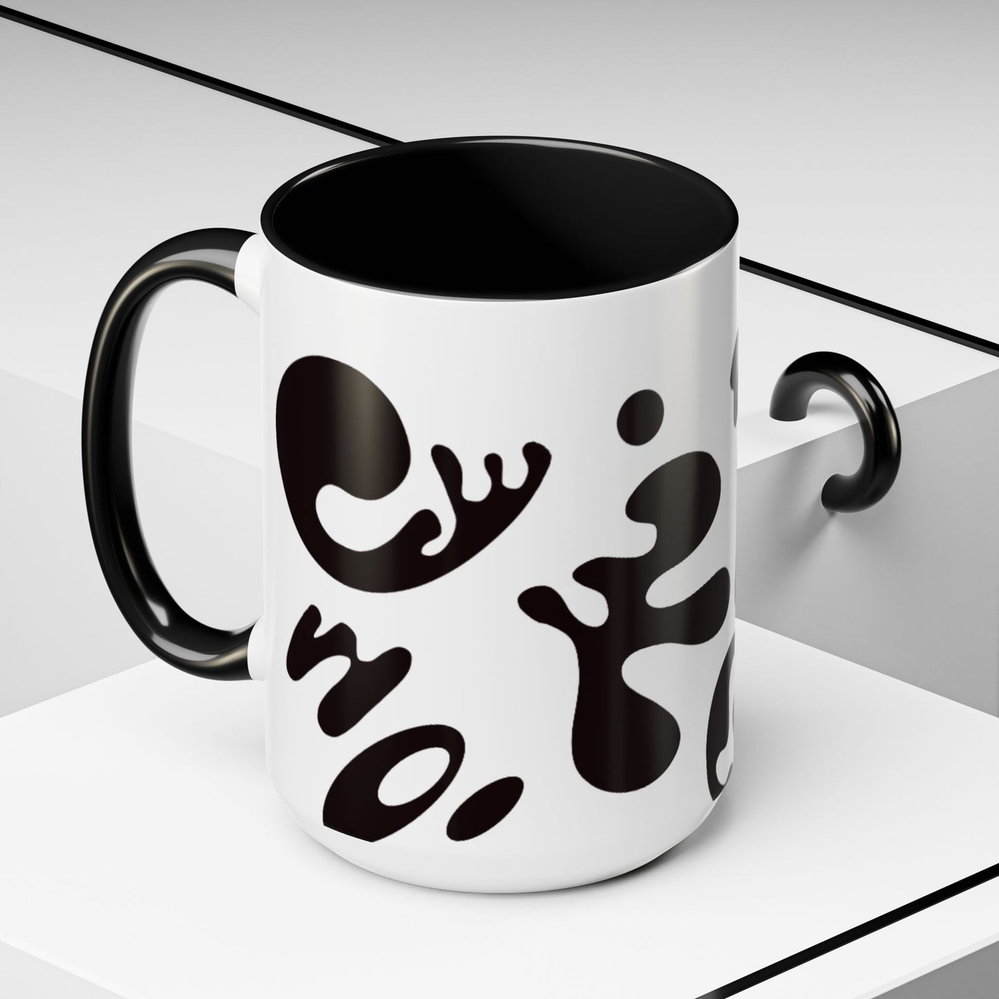 Nourish'd Color Accent Ceramic Mug