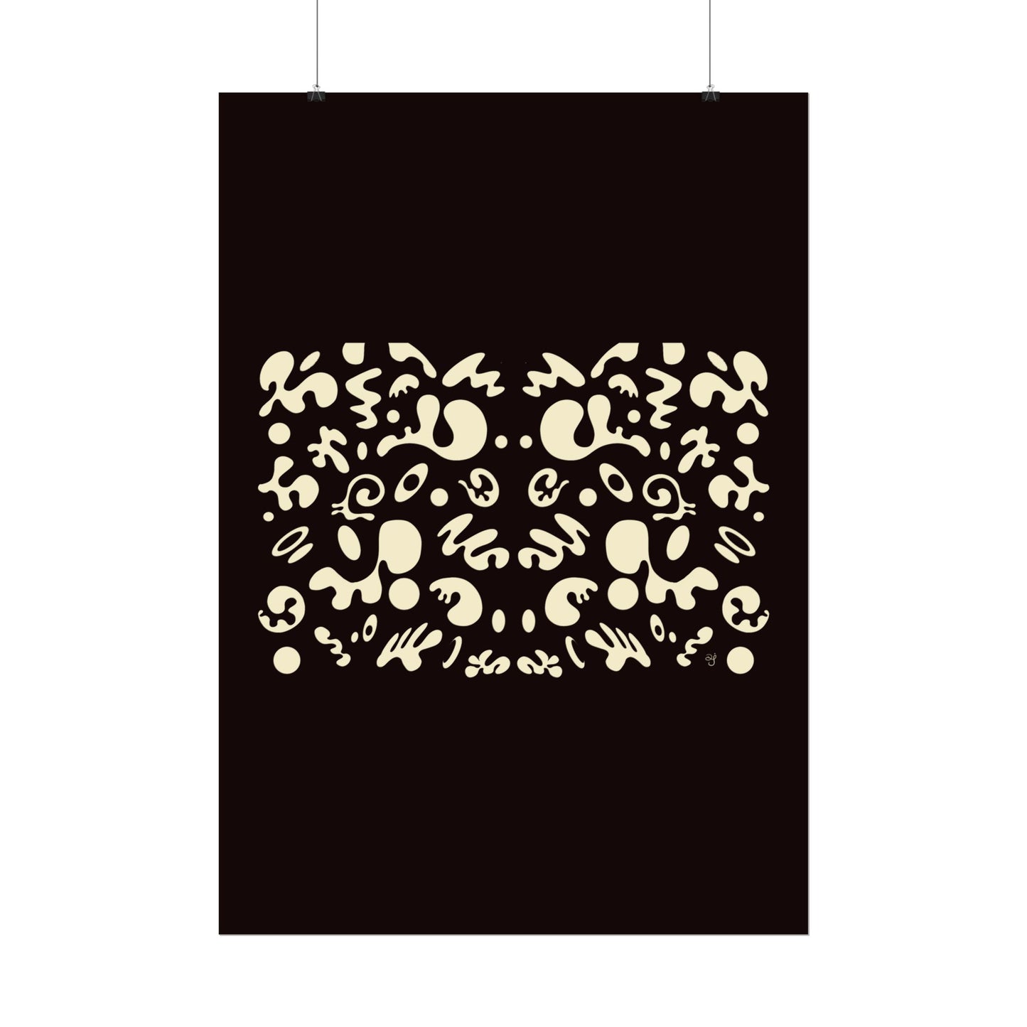 Mirror Work Rolled Poster (Portrait) - Smoke Signal