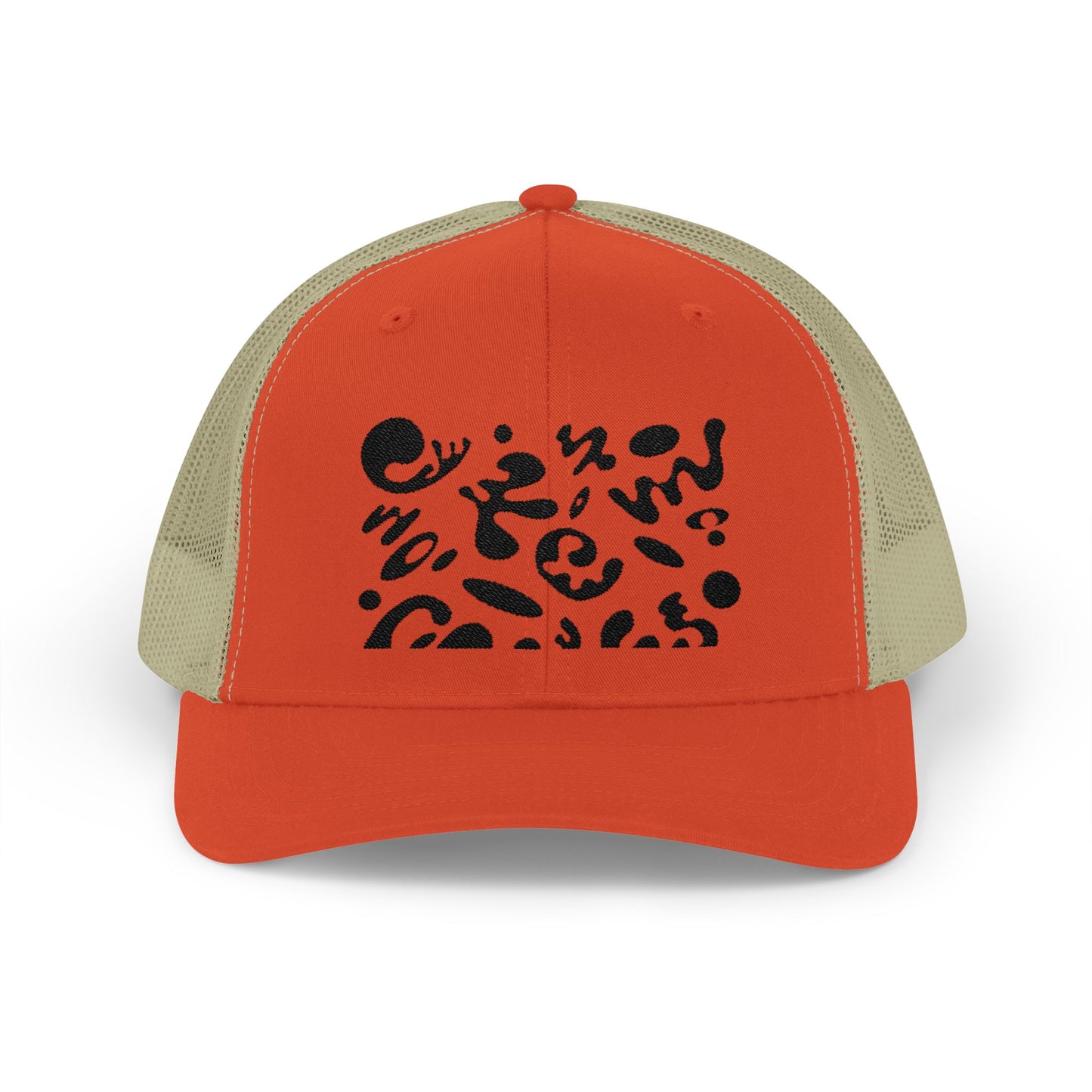 Pure Imagination Embroidered Retro Trucker Hat - Smoke Signal Black