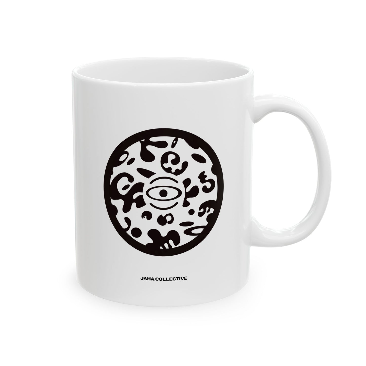 Adorn'd Minimalist Logo White Ceramic Mug