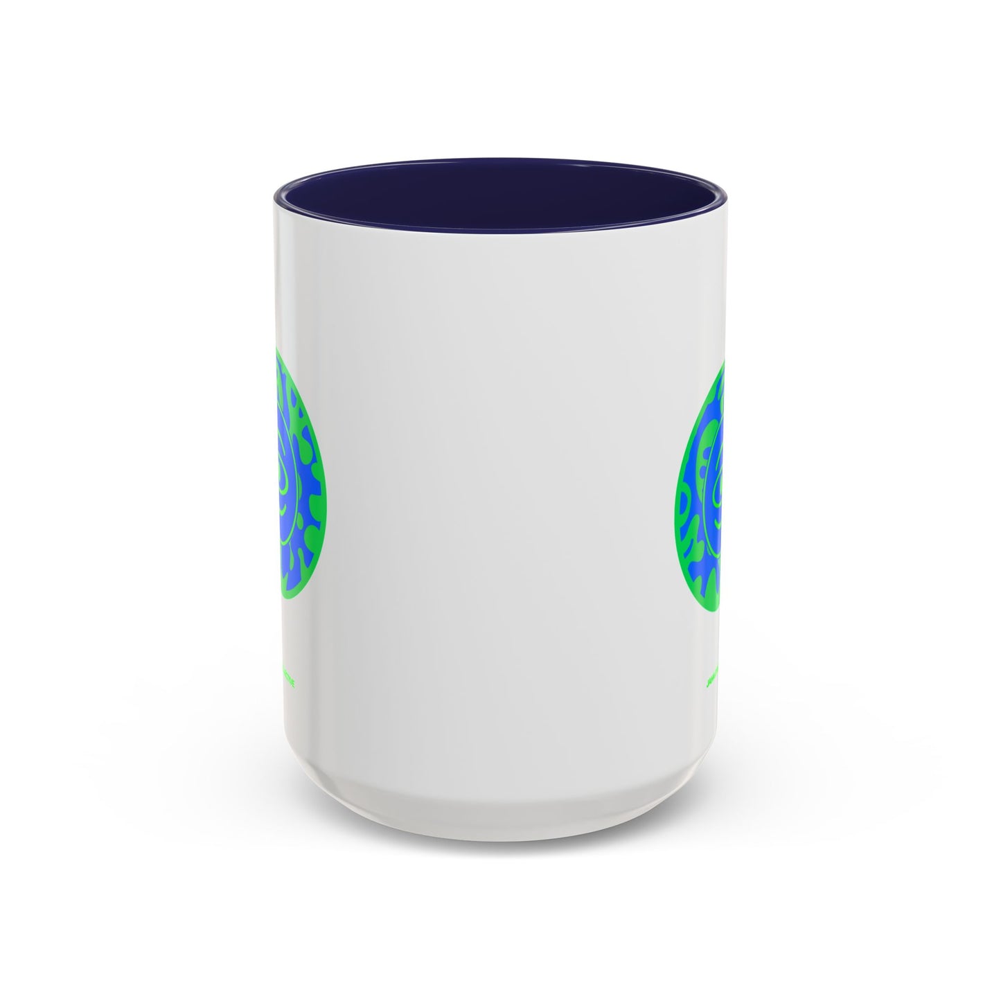 Adorn'd Color Logo Accent Coffee Mug (11, 15oz) - Tide Pool
