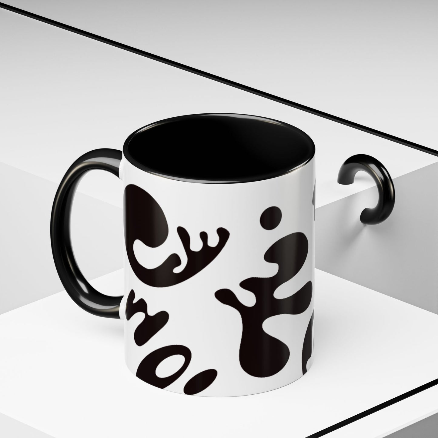 Nourish'd Color Accent Ceramic Mug