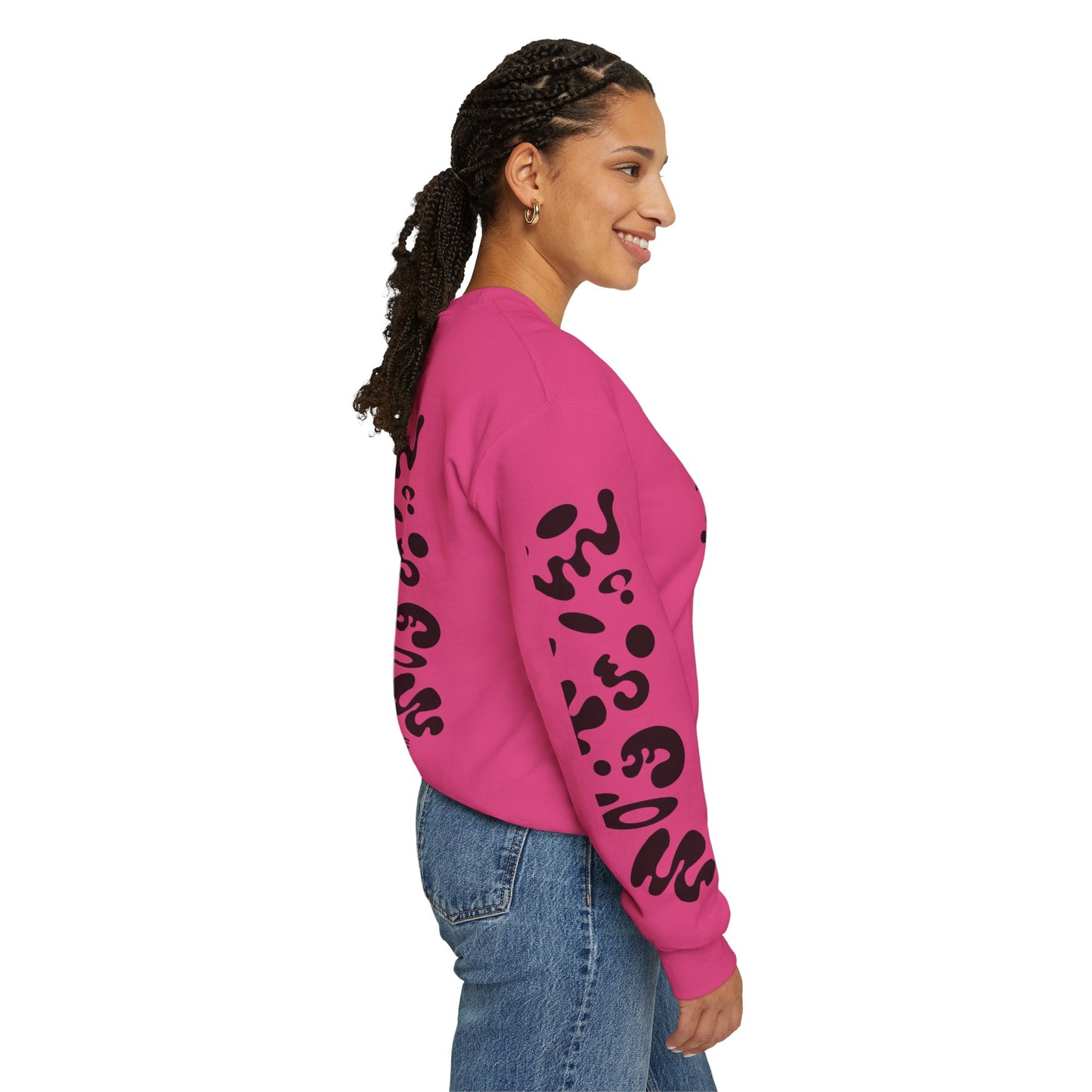 Pure Imagination Unisex Heavy Blend™ Crewneck Sweatshirt- Smoke Signal Black Print