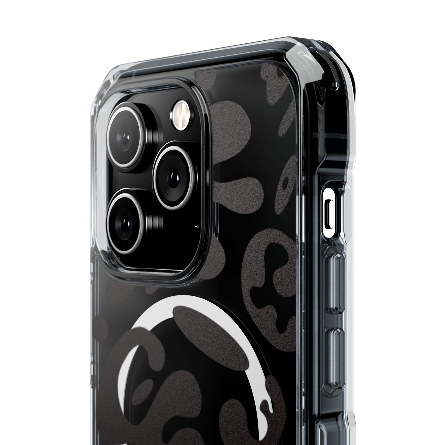 Pure Imagination Clear MagSafe Impact Case - Smoke Signal Black